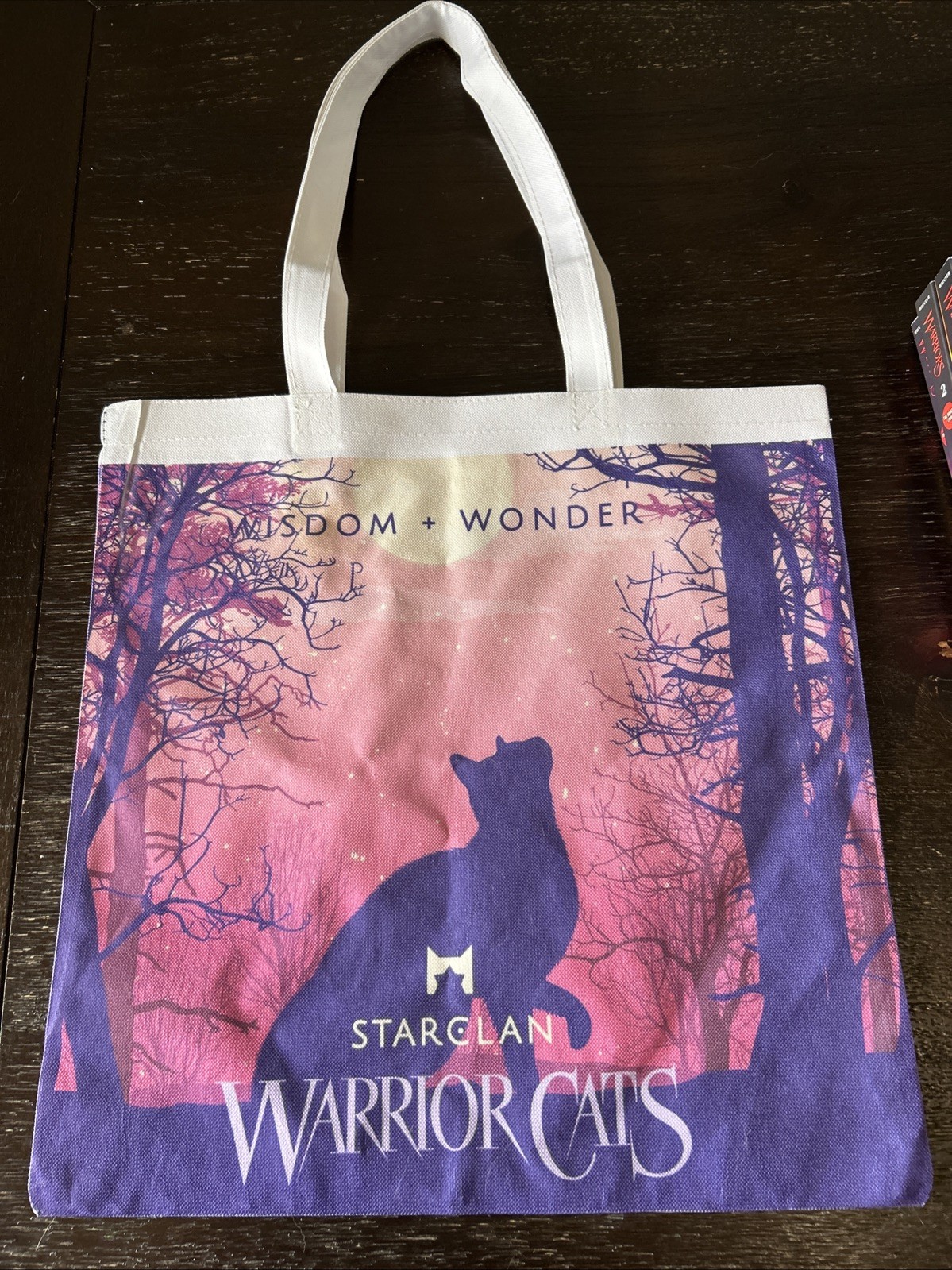 Warriors Cat Book Lot By Erin Hunter + Warrior Cat Bag Bluestar’s Prophecy