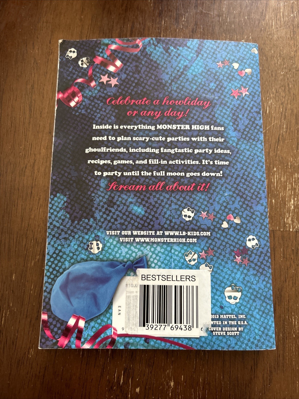 Monster High PRETTY SCARY PARTIES An Activity Journal for Ghouls (paperback)