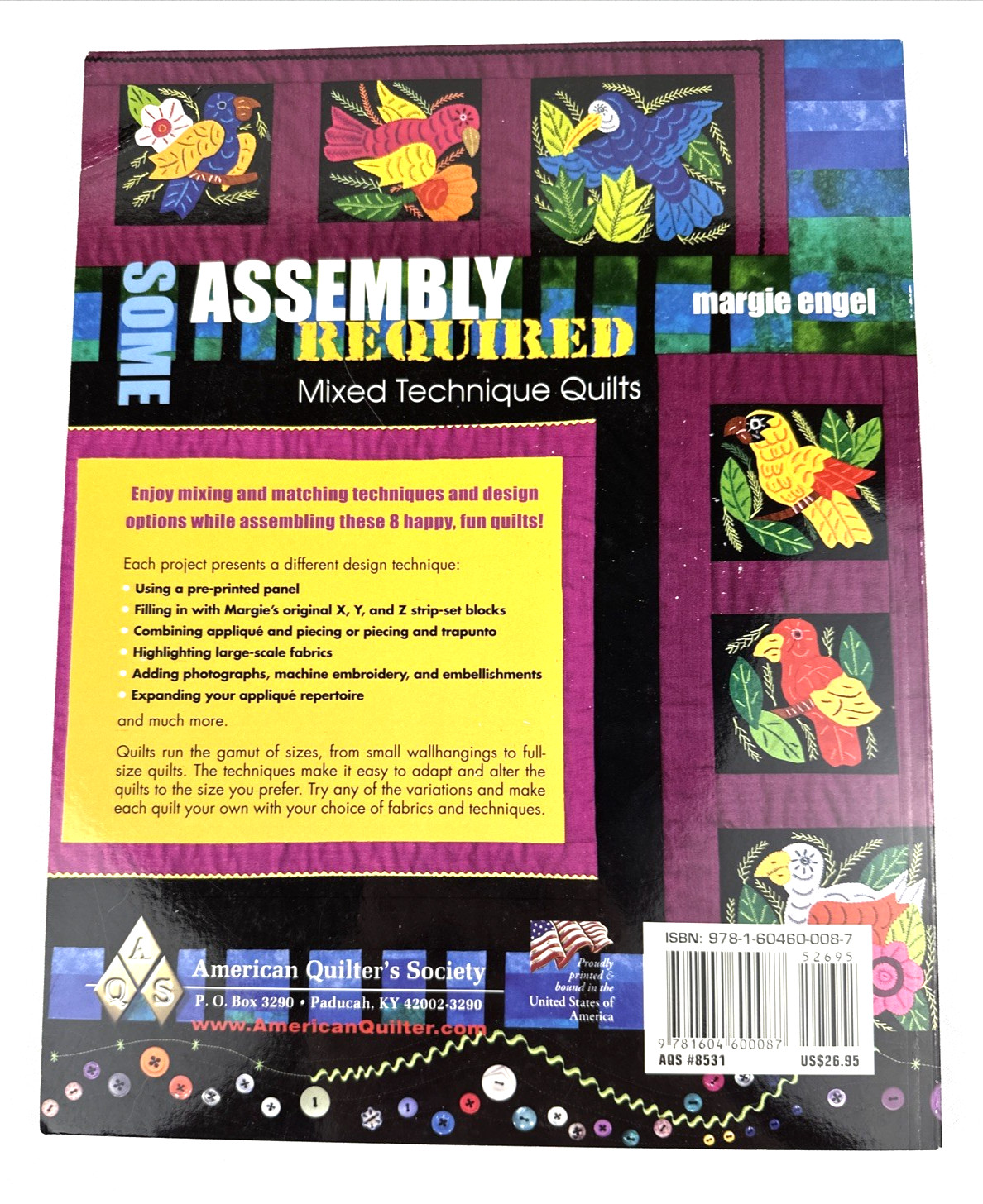 3 Quilt Book-Assembly Required, New York Beauties, It’s Okay Sit On My, Free Shp