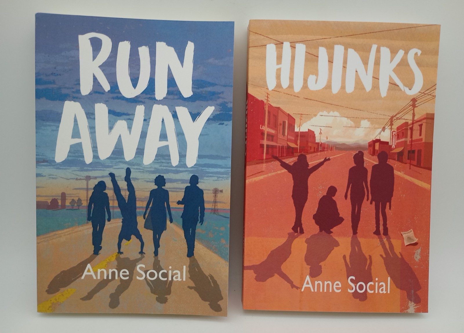 Run Away & Hijinks by Anne Social, Paperbacks, LOT, Indie YA Novels, 2024, NEW