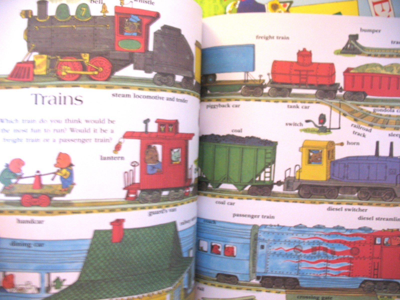 * 2 Richard Scarry’s BEST WORD & COUNTING BOOKS kids learning material paperback