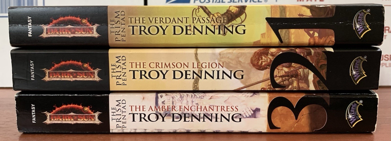 Dark Sun Prism Pentad Books 1 2 3 Paperback Troy Denning WIZARDS OF THE COAST