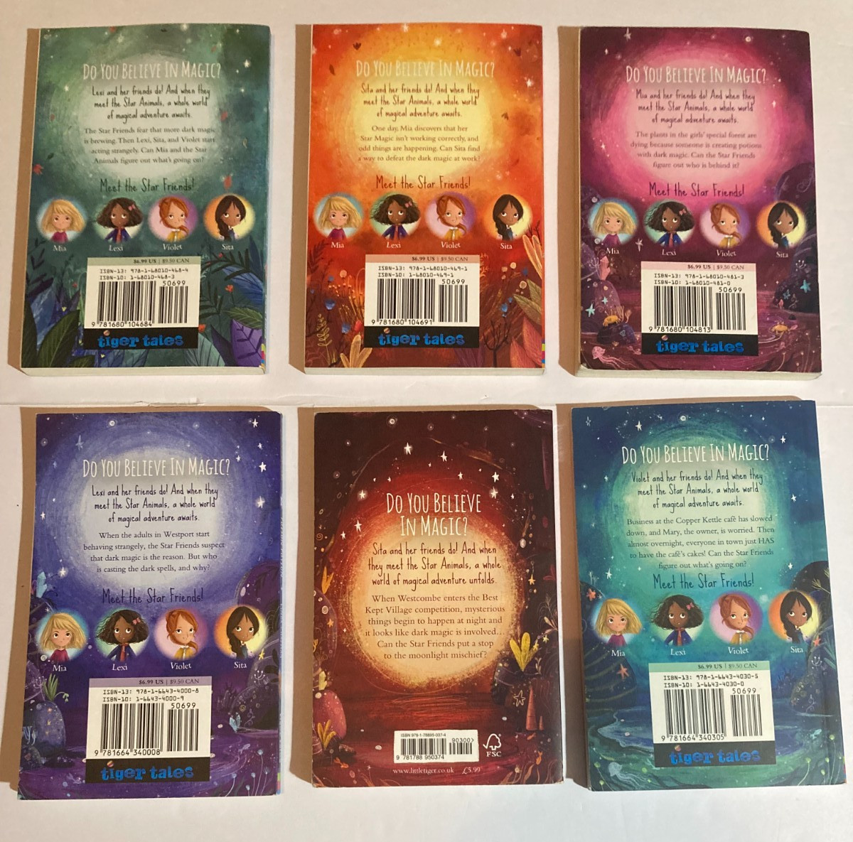 Lot STAR FRIENDS 3-8 LINDA CHAPMAN softcover TIGER TALES Lot of 6