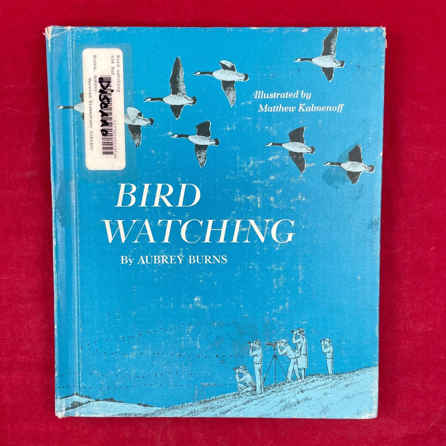 Vintage 1968 Bird Watching Aubrey Burns Hardcover Book – Discard