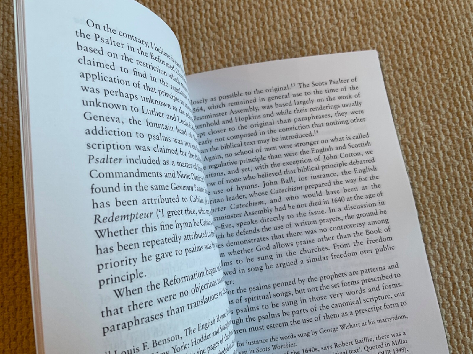 The Psalter The Only Hymnal Booklet Iain Murray Banner of Truth
