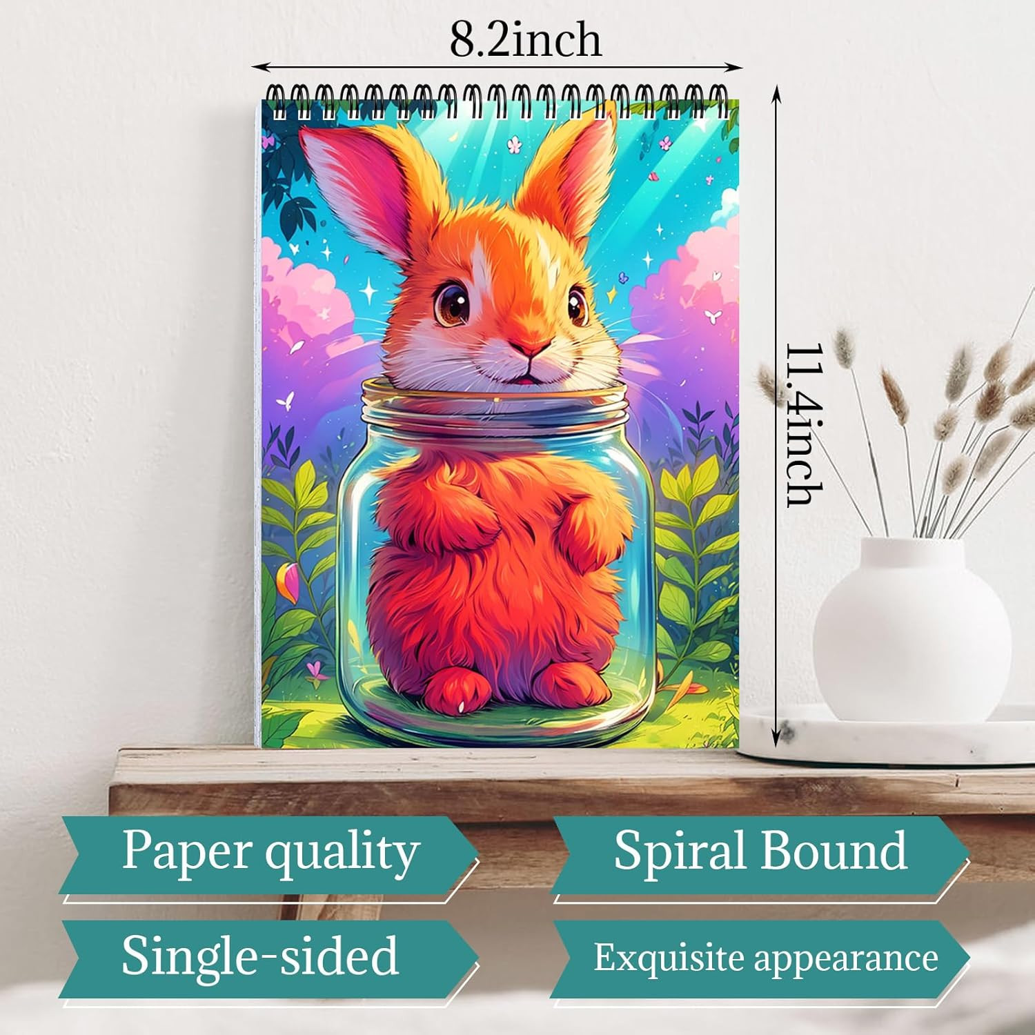 Adult Coloring Book Spiral Bound, Mindfulness Coloring Book for Women Relaxation