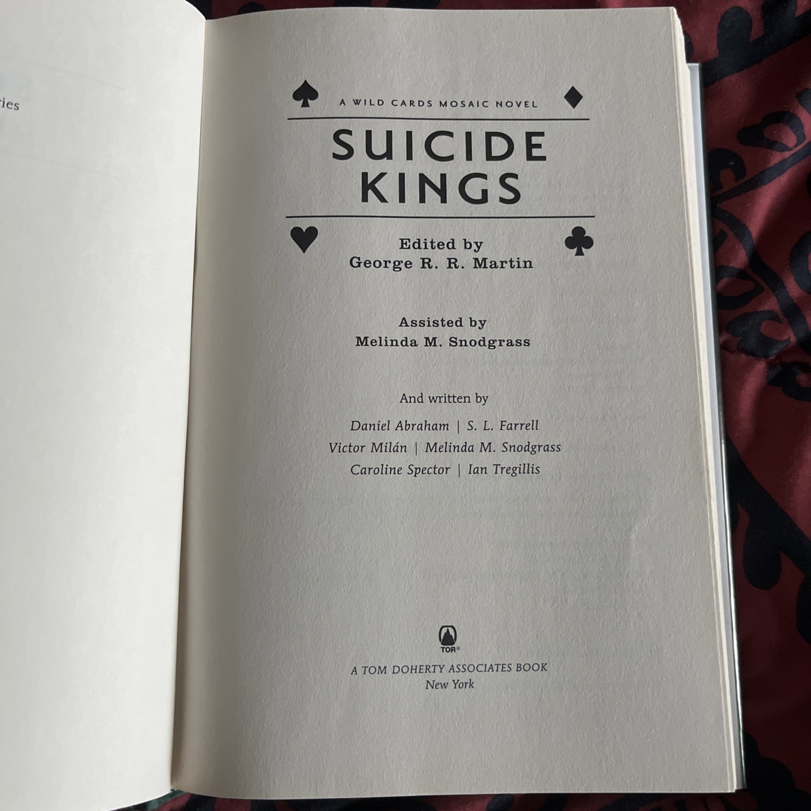 Suicide Kings by Wild Cards Trust Staff (2009, Hardcover)