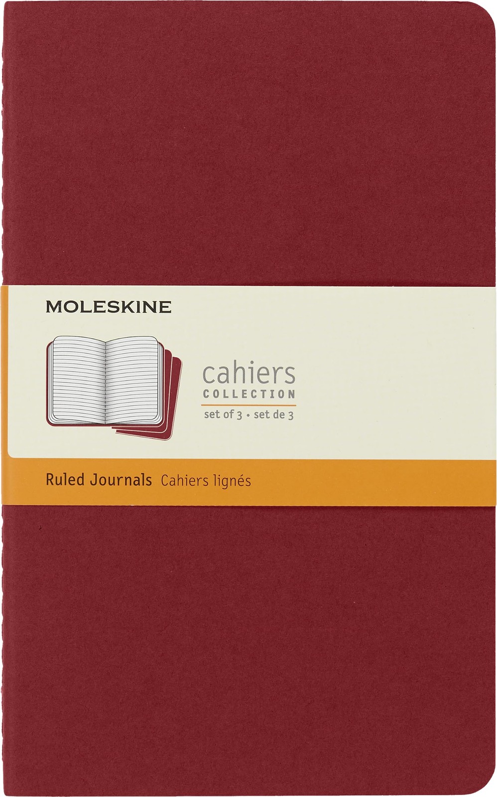 Moleskine Cahier Journal, Soft Cover, Large (5 X 8.25) Ruled/ Diary