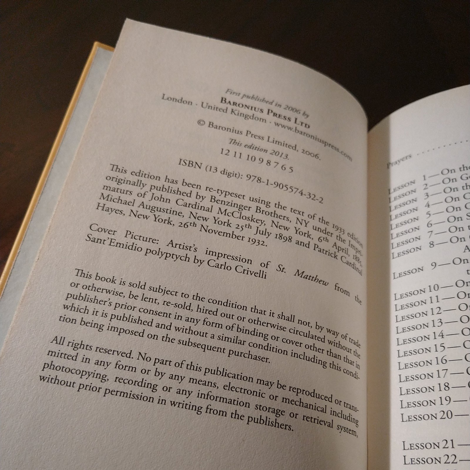 Baltimore Catechism No. 2 (Hardcover, Baronius Press, 2013)