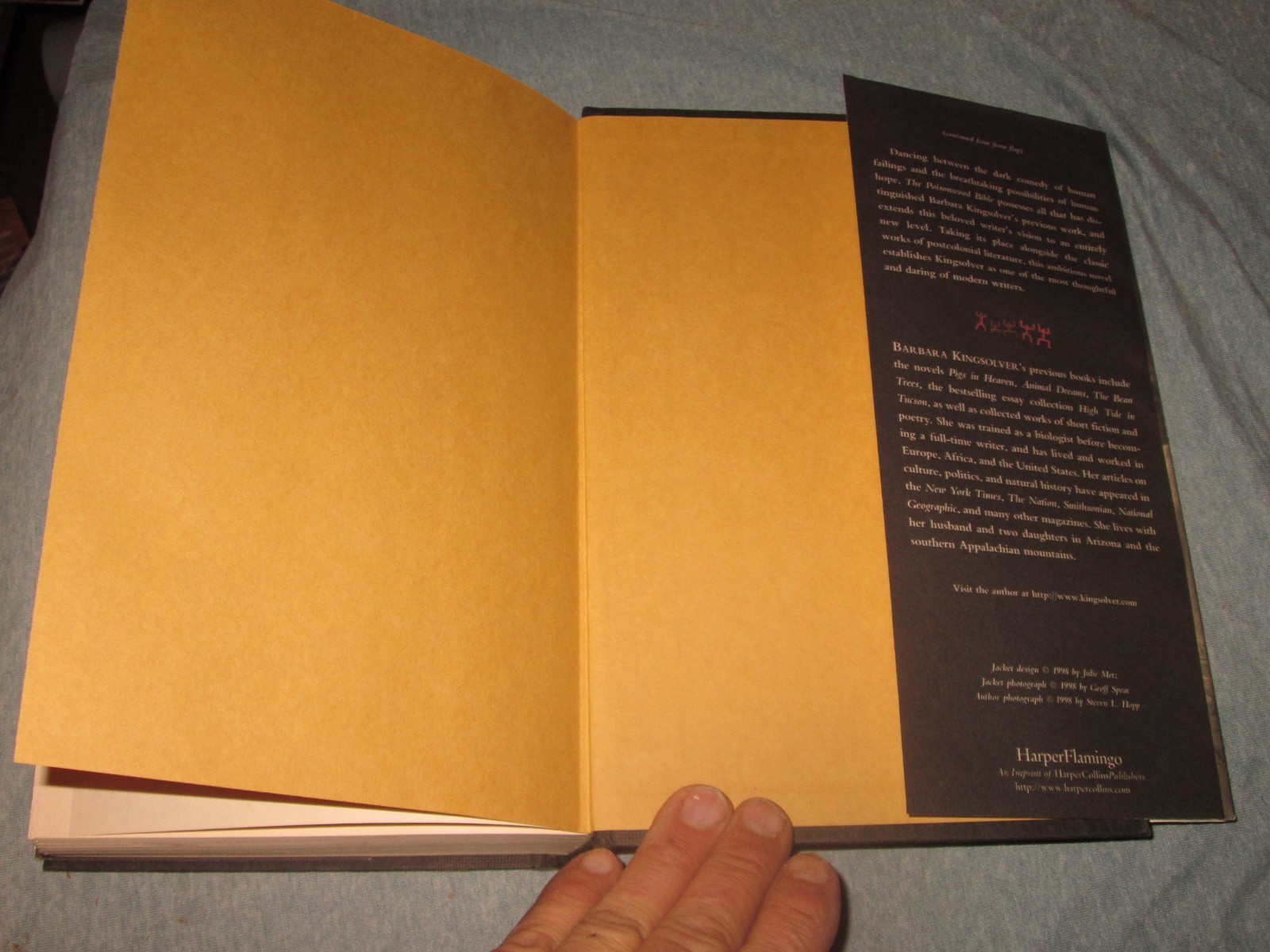 Poisonwood Bible by Barbara Kingsolver (1998, Hardcover)