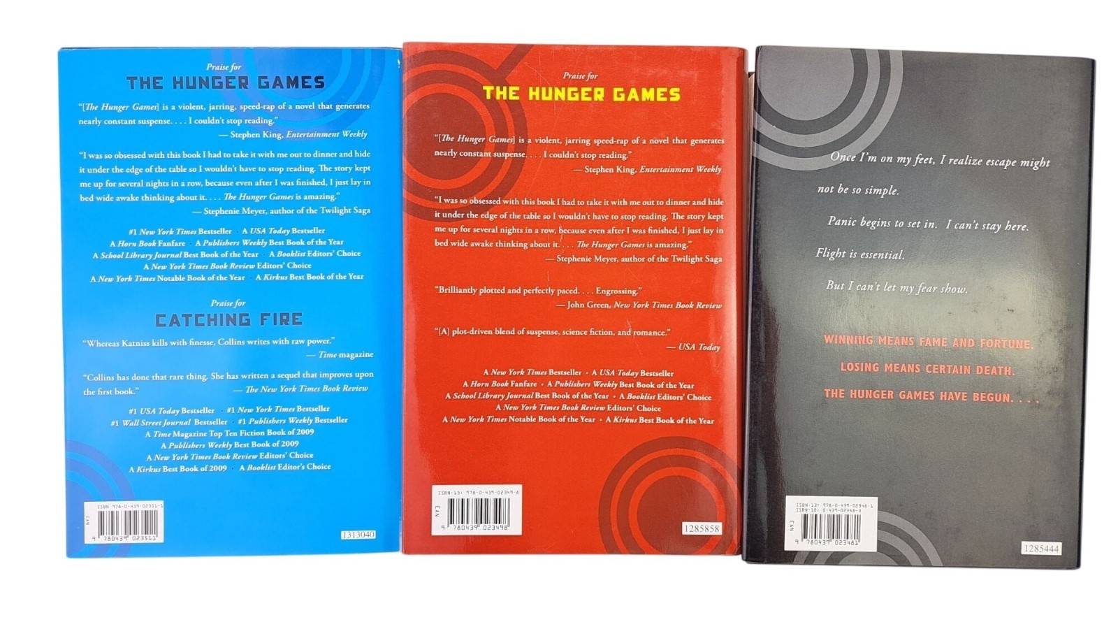 The Hunger Games Trilogy Hardcover Set By Suzanne Collins Dust Jackets 3 Books