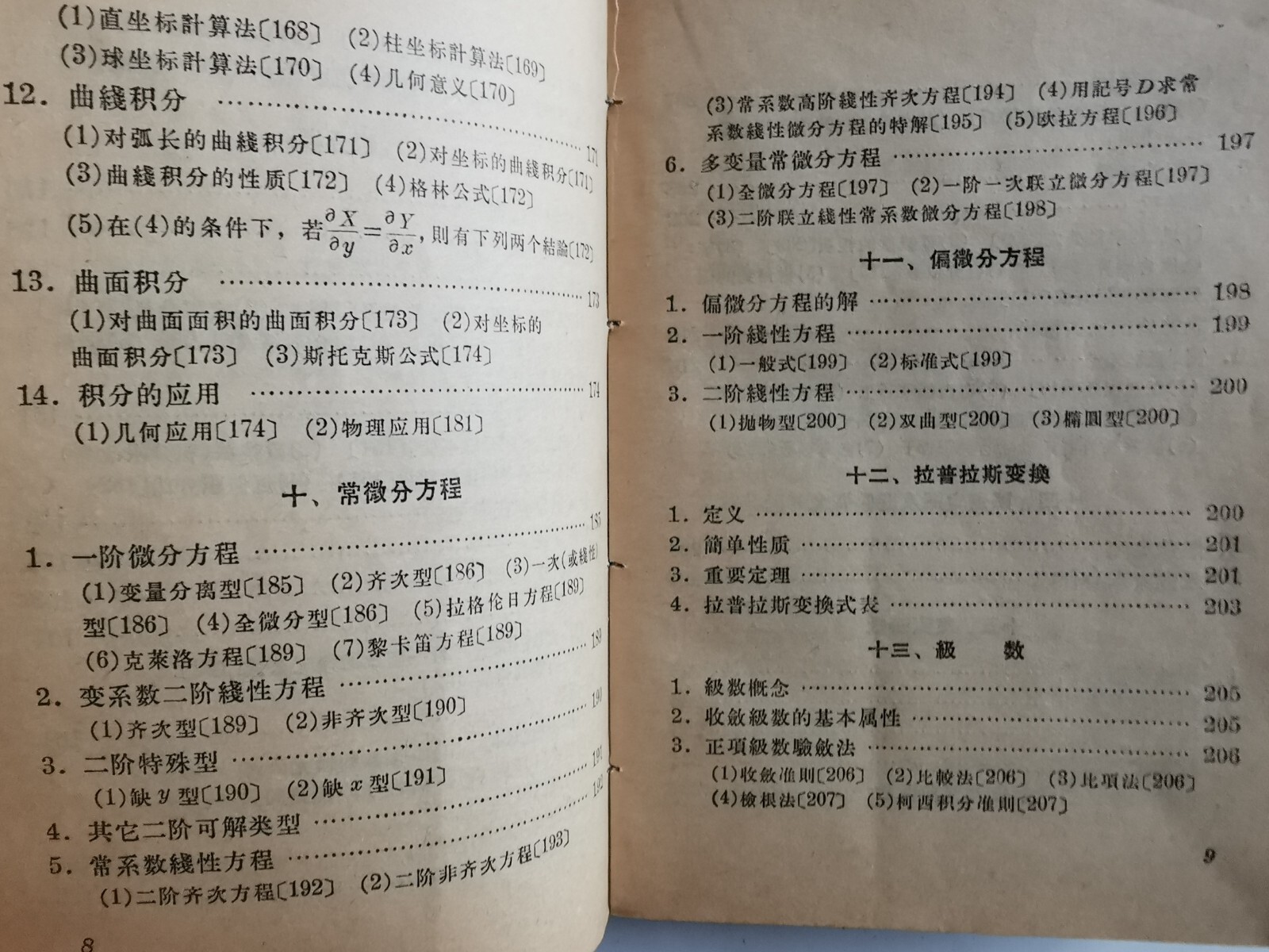 数学手册 北京矿业学院. 高等数学敎研組 314 pages 燃料化学工业出版社 1973