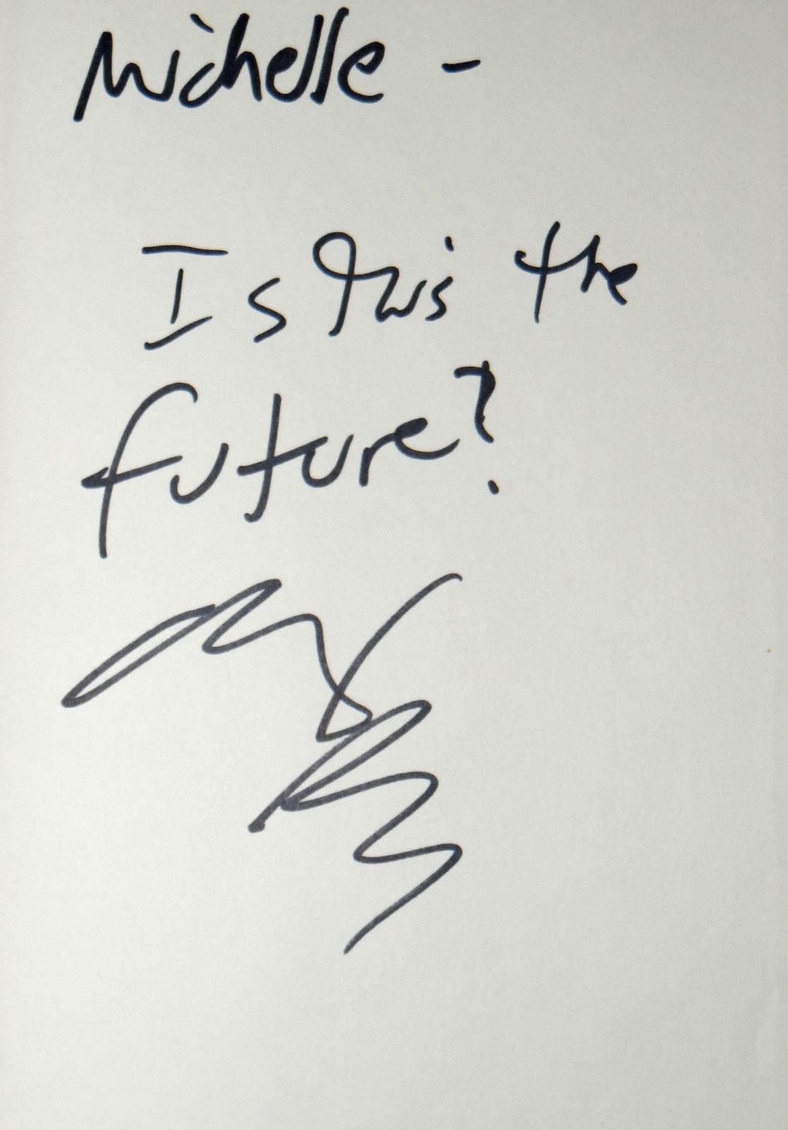 Max Brooks SIGNED INSCRIBED World War Z Hardcover 1st Edition 1st Print VG