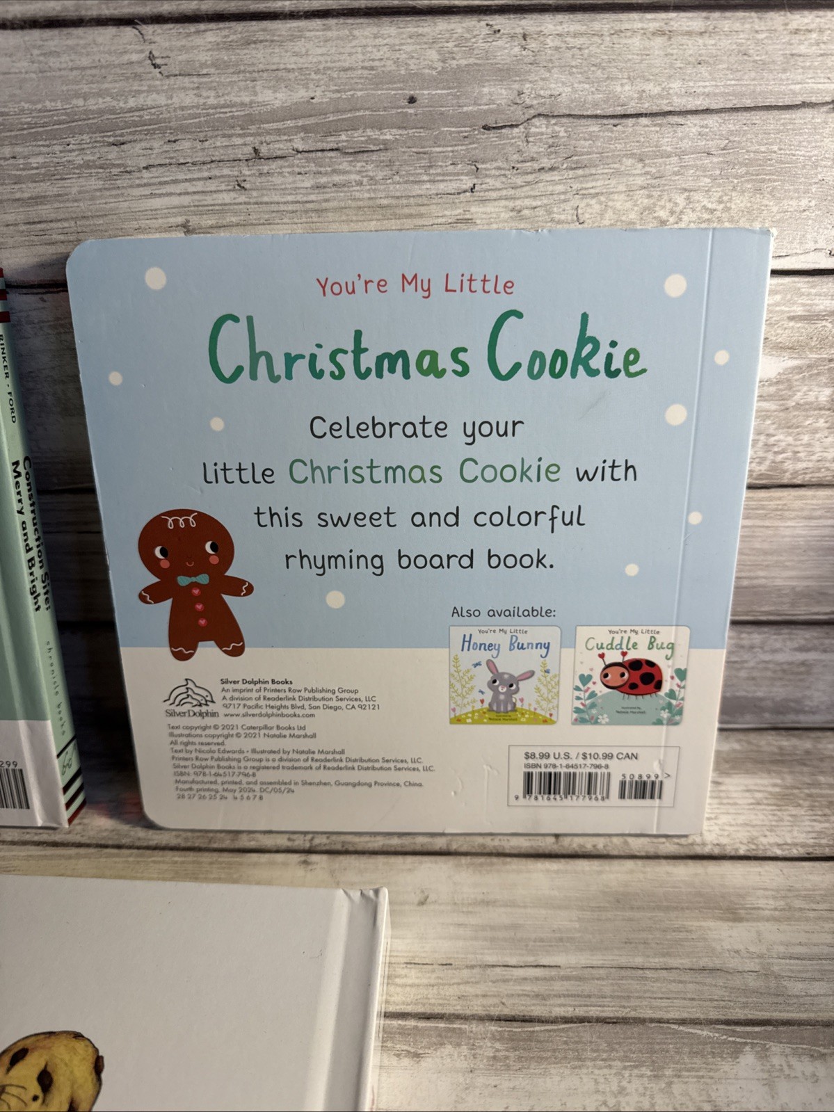 NEW! Lot Of 3 Christmas Touch Feel Experience Books Christmas Cookie + 2 More