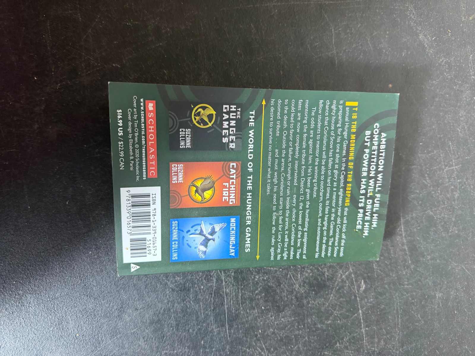 The Ballad of Songbirds and Snakes by Suzanne Collins Paperback Book