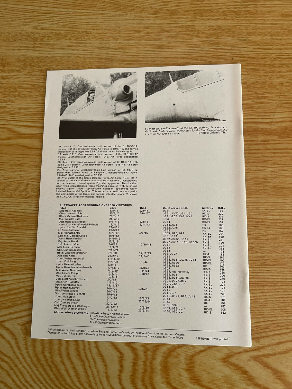 Profile Aircraft 113 – Messerschmitt Bf 109G