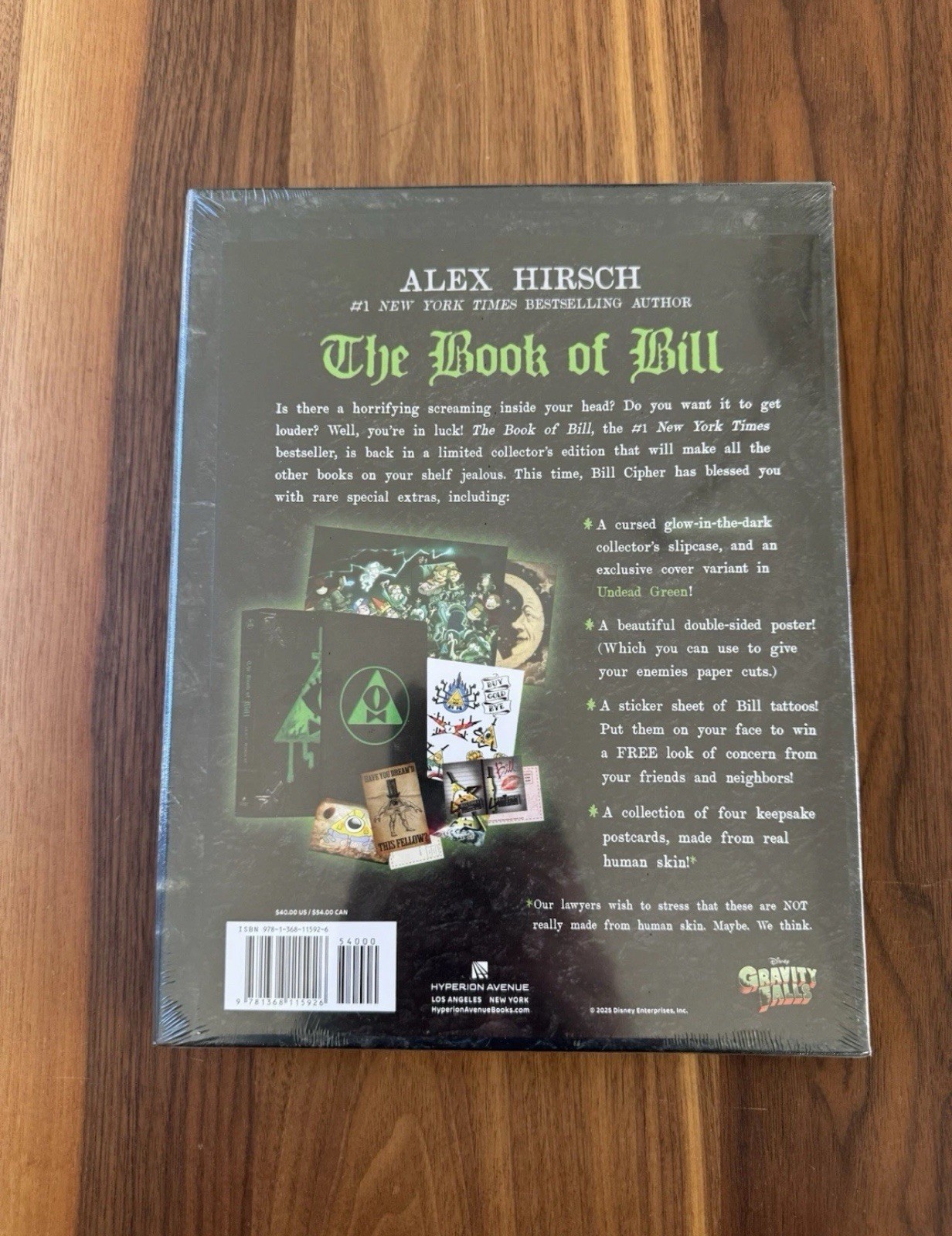 The Book of Bill Gravity Falls Alex Hirsch Signed Autograph B&N Exclusive New