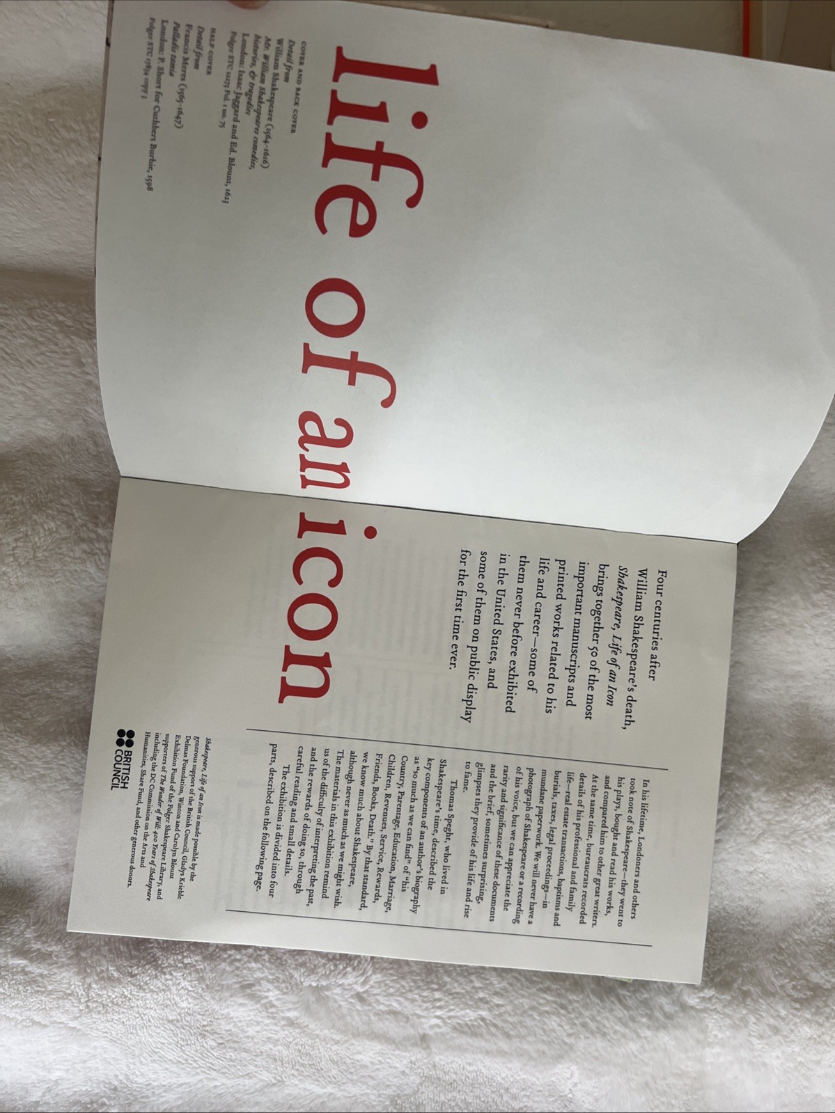 Infinite Variety: Exploring the Folger Shakespeare Library HC + Shakespeare Life