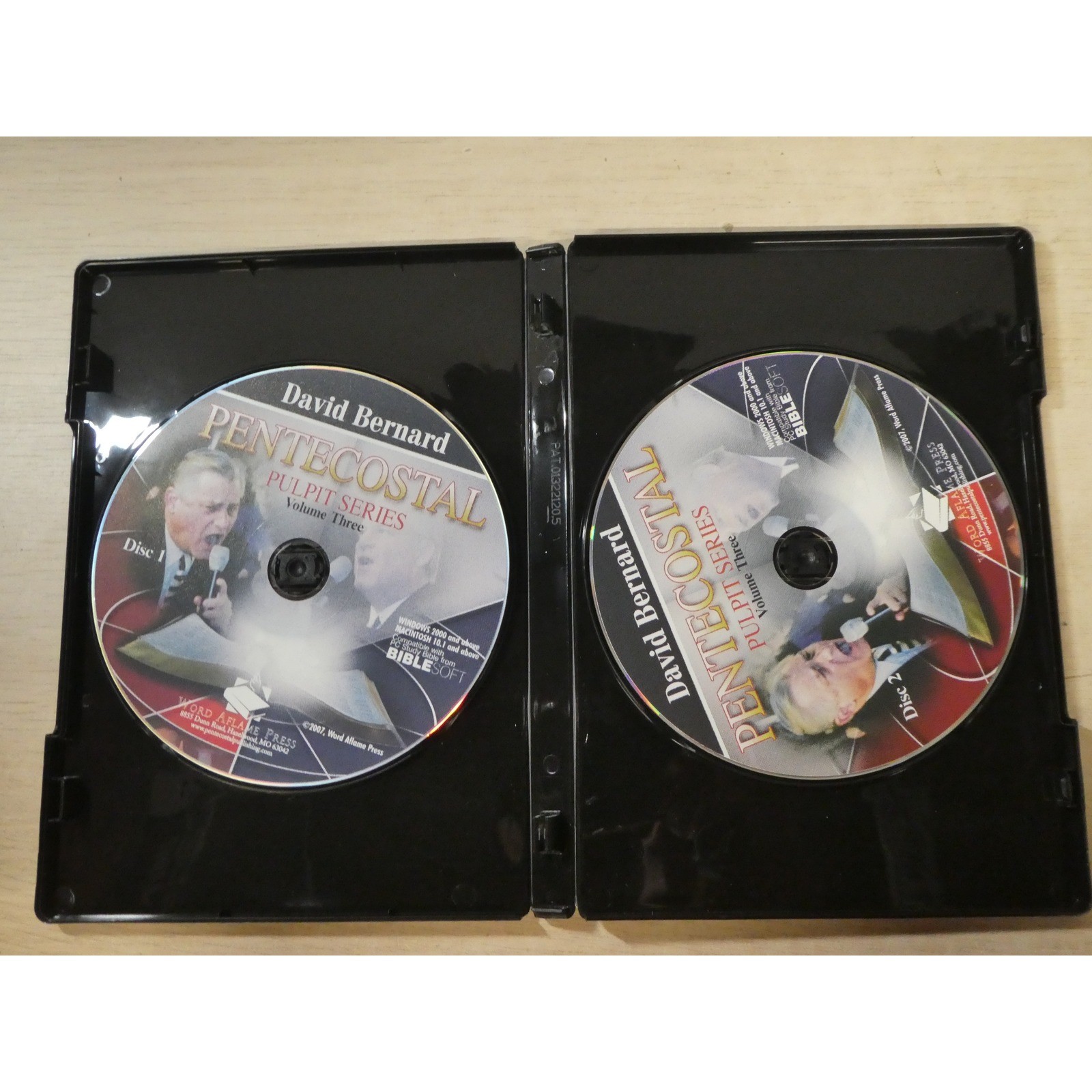 David K Bernard Pentecostal Pulpit Series Vol 3 CD-ROM 2-Disc Set Word Aflame
