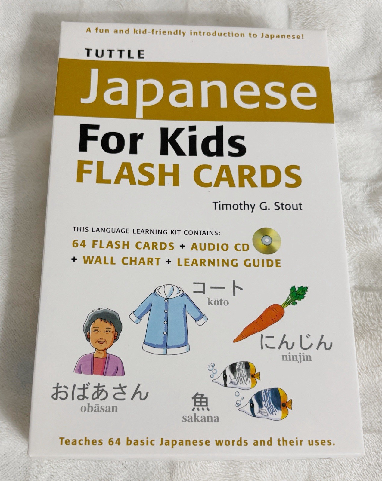 Tuttle Publishing, Japanese for Kids Flash Cards and Audio CD, Timothy G. Stout