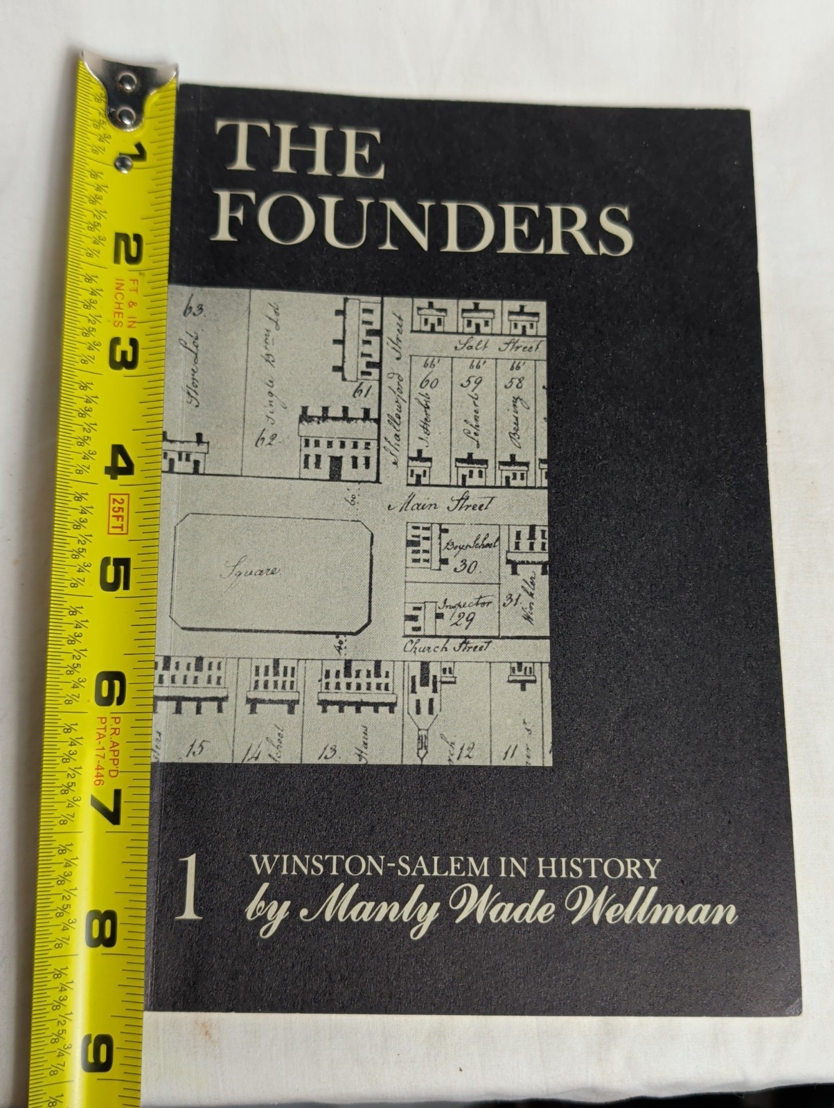 THE FOUNDERS 1st Decade of Moravians Settling in Old Salem PB Book 1966 WELLMAN
