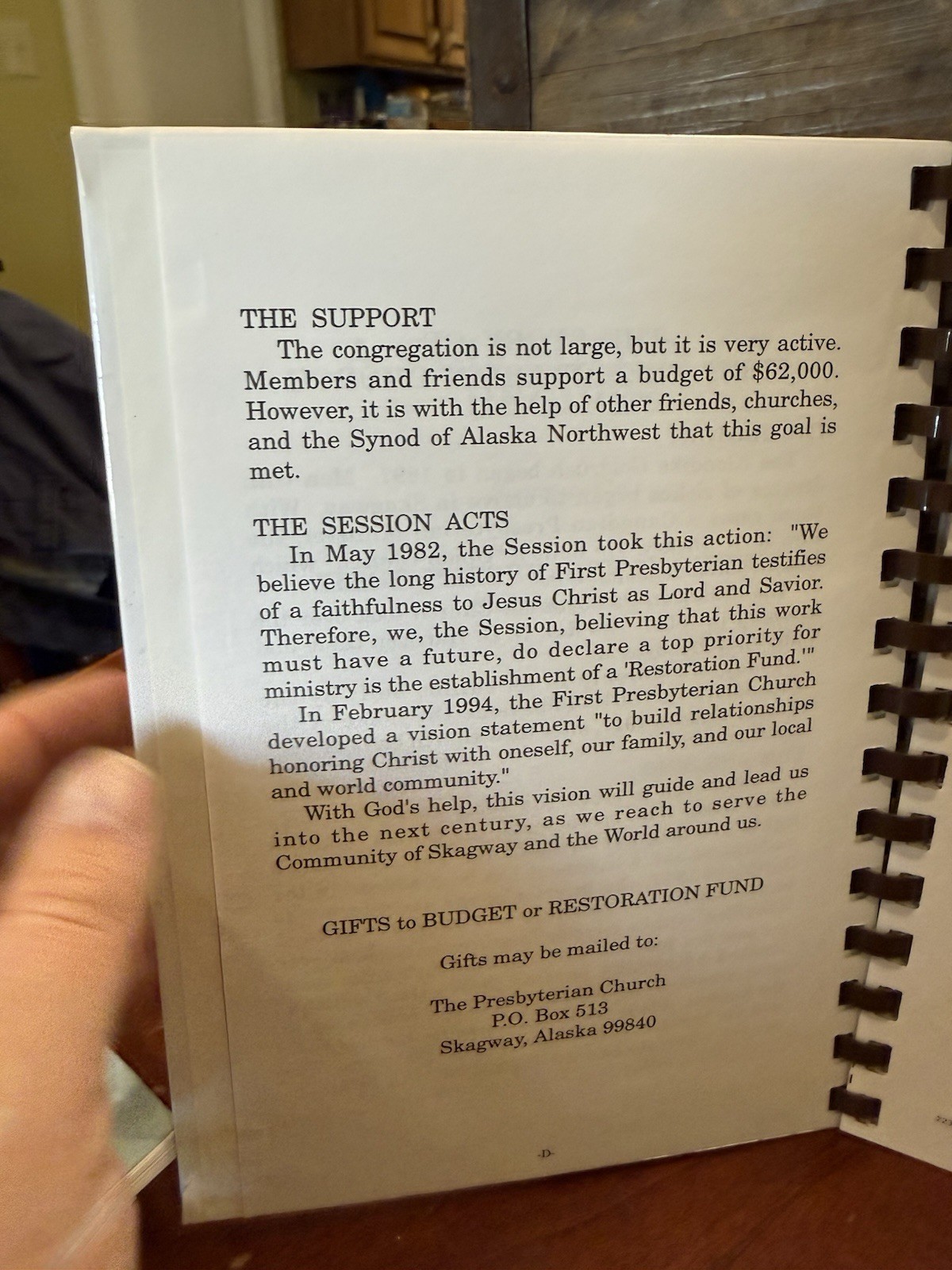 Alaska Cookbook Our Cherished Recipes Volume II The Goldrush Church Skagway