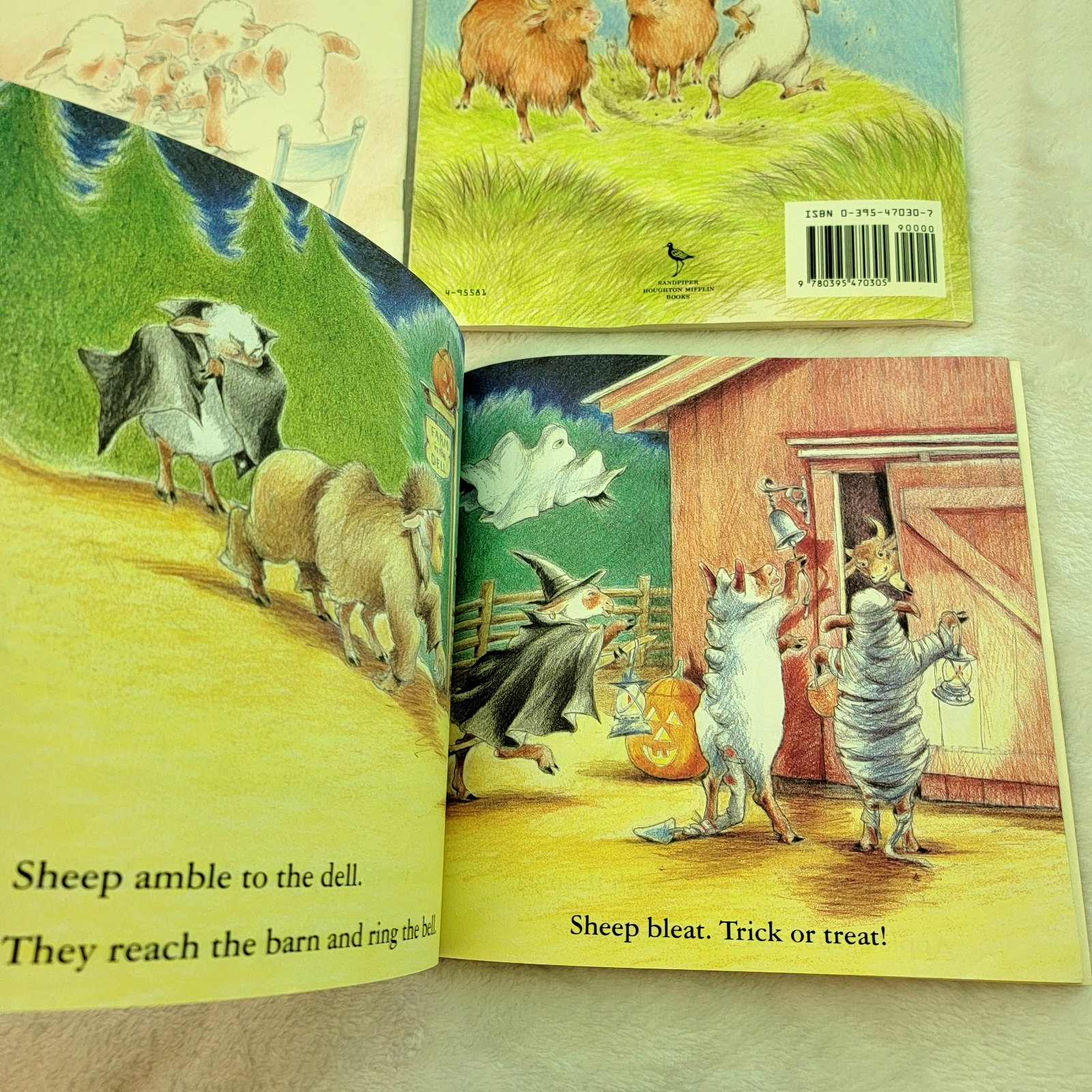 Lot Of 4 Sheep In A Jeep Children’s Picture Books-Nancy Shaw-Fun Rhyming Stories