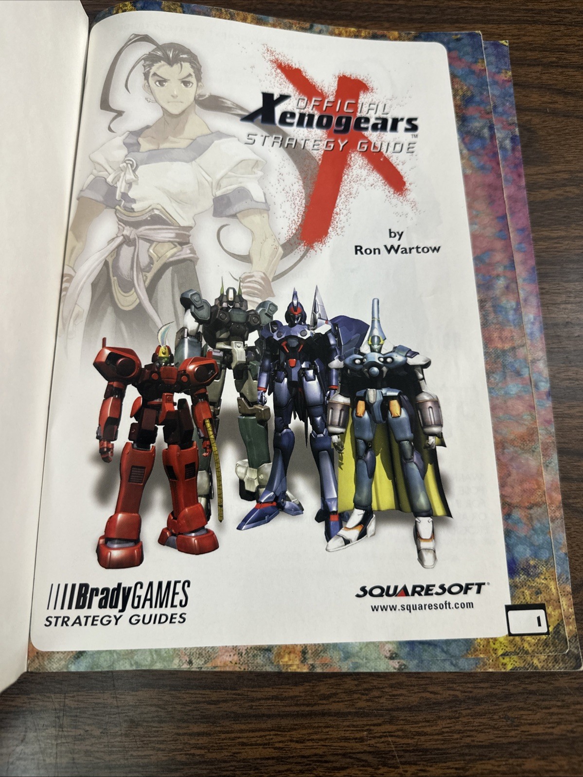 Official Xenogears Strategy Guide (Bradygames Strategy Guides), Ron Wartow Book