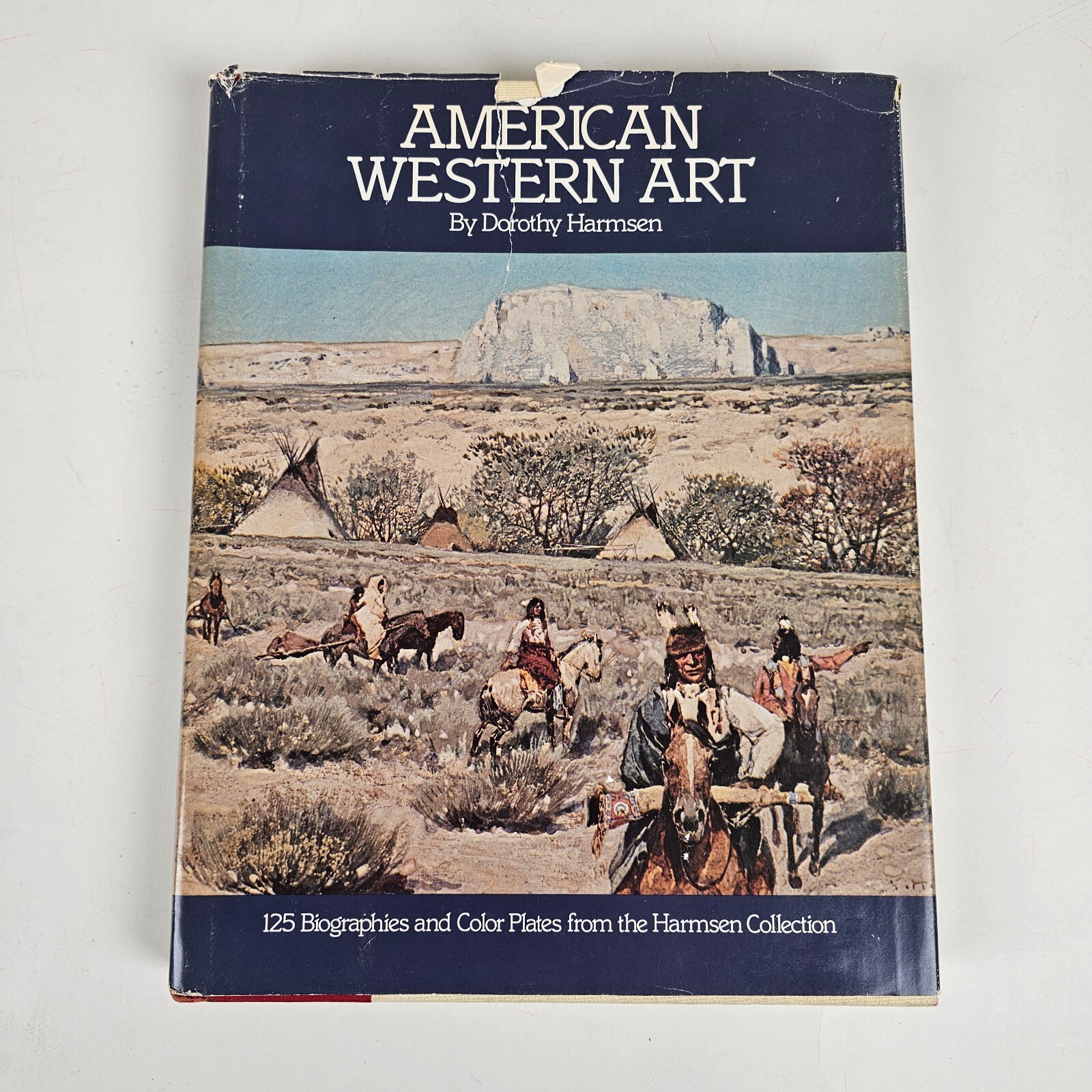 American Western Art by Dorothy Harmsen 1977 Signed Hardcover