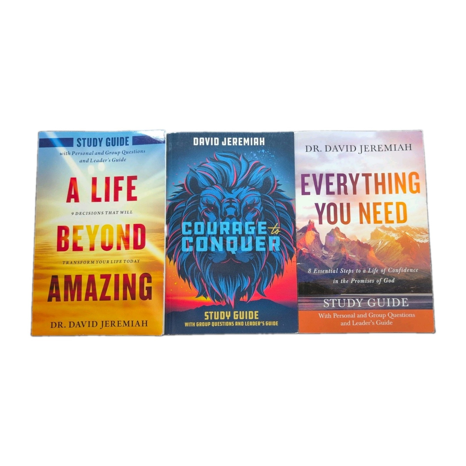 Dr David Jeremiah Paperback HB Christian Study Guide Books Lot Of 7 NEW