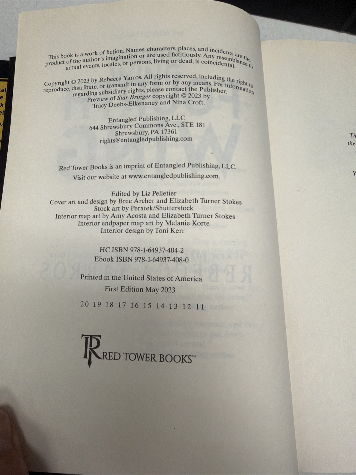 Rebecca Yarros Book Lot- Fourth Wing, Iron Flame HC/DJ