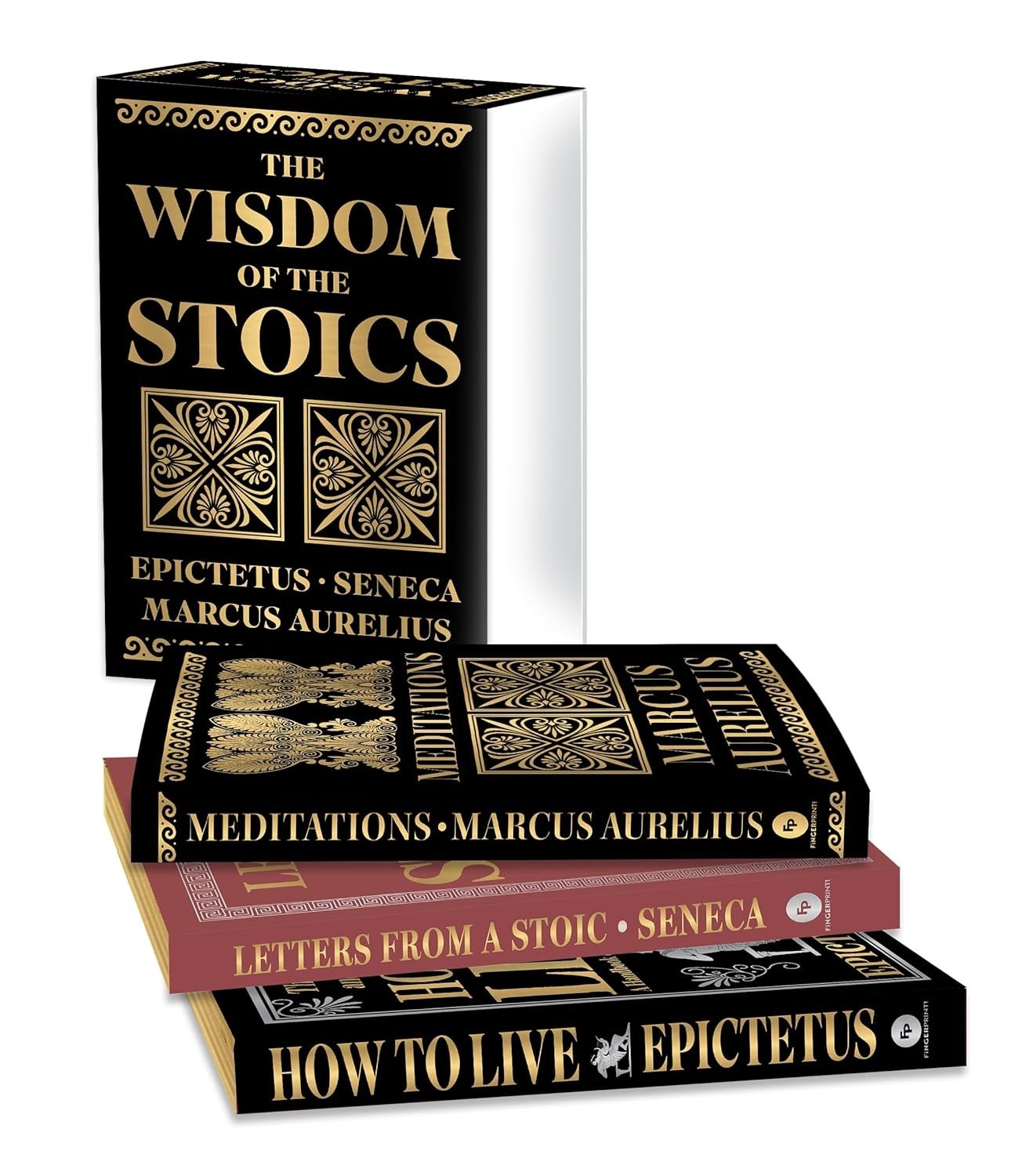 The Wisdom of the Stoics Boxed Set (Deluxe Hardbound Edition) Hardcover
