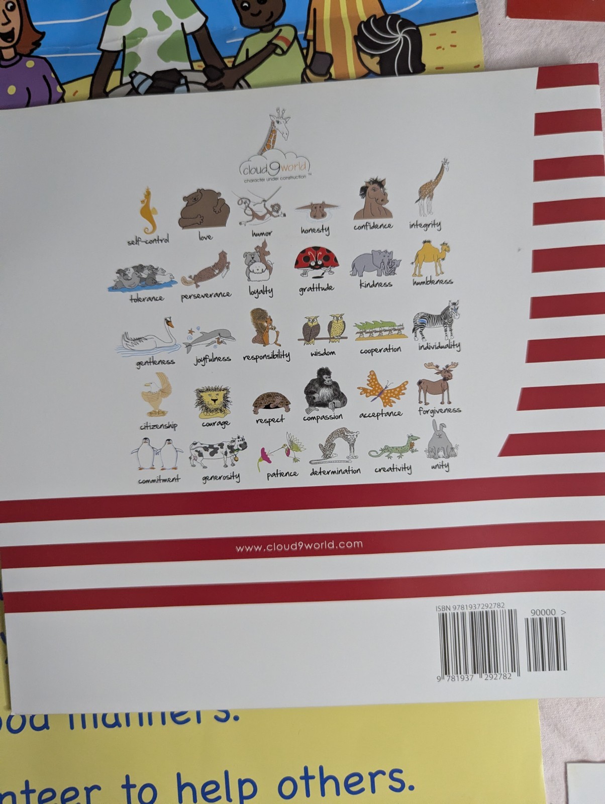 Home School Teachers Cloud 9 world character book CITIZENSHIP K -1st poster kit