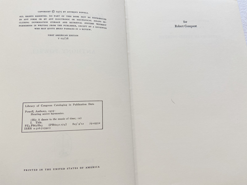 (First American Edition) 1975 HC HEARING SECRET HARMONIES. Volume Twelve in A ..