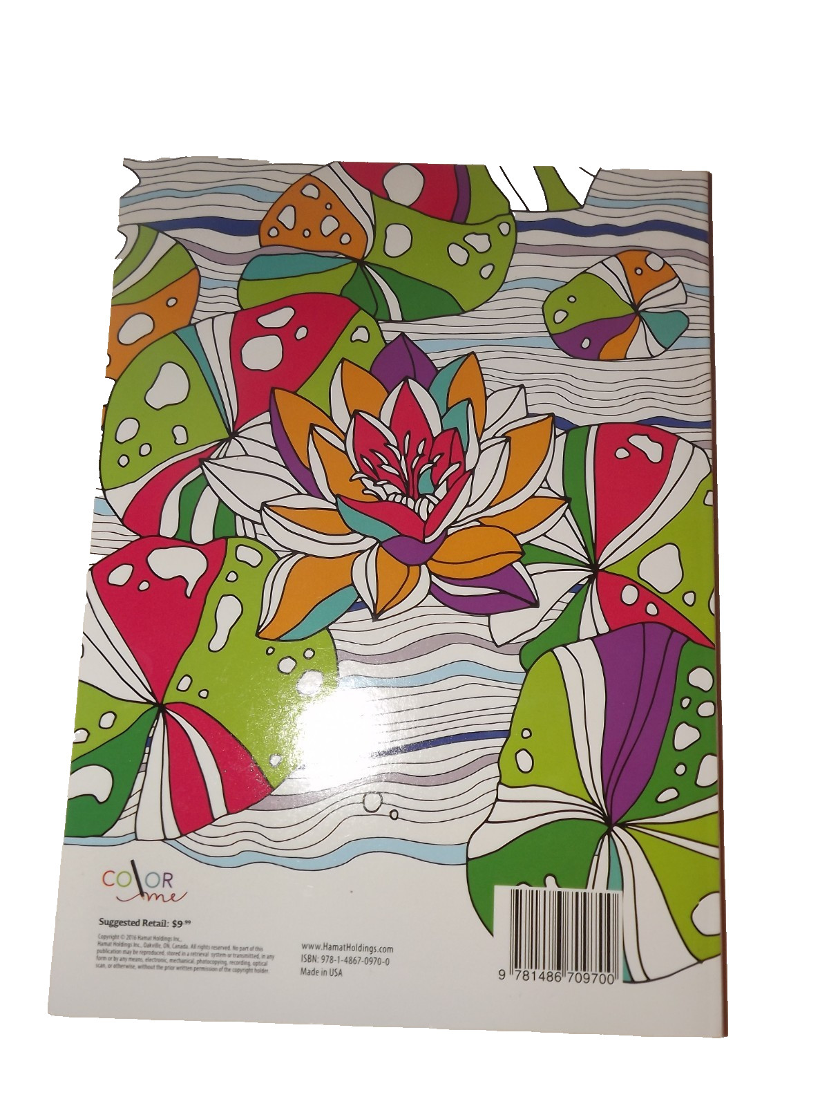 Hamat Holdings Color Me Tranquil & Zen Adult Coloring Books 58 Pages Paperbacks