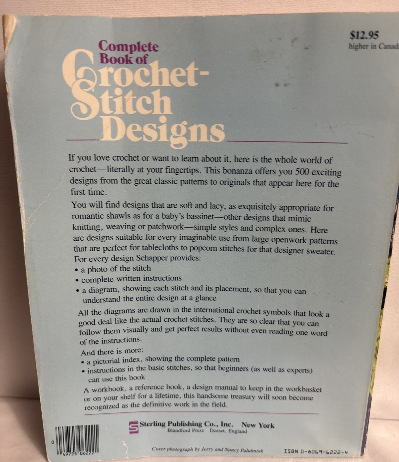 Complete Book of Crochet Stitch-Designs~The work basket~Crochet Handbook 3 Books