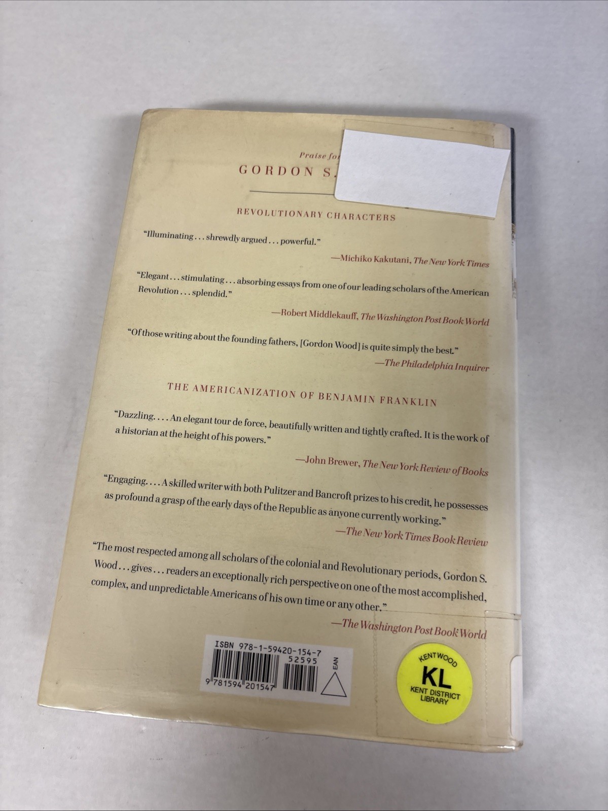 Purpose of the Past : Reflections on the Uses of History by Gordon S. Wood…