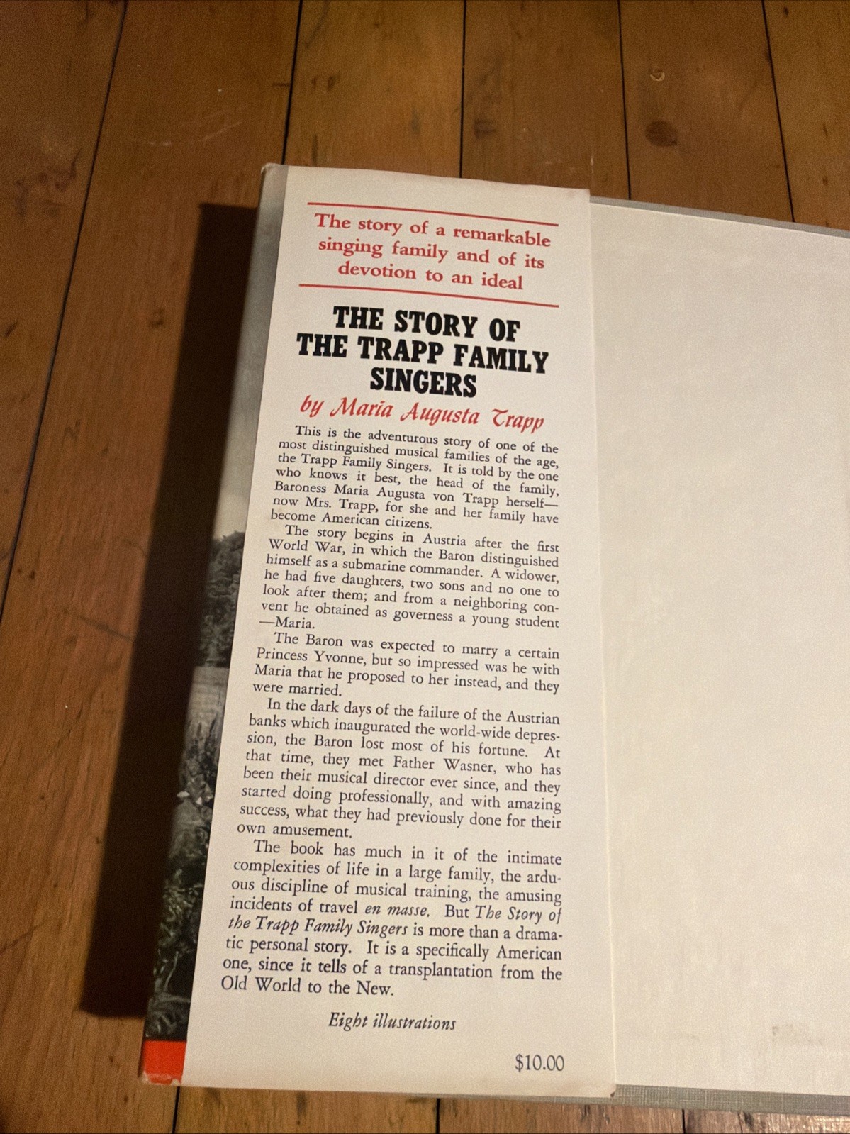 SIGNED Maria von Trapp THE STORY OF THE TRAPP FAMILY SINGERS HCDJ + Polaroid