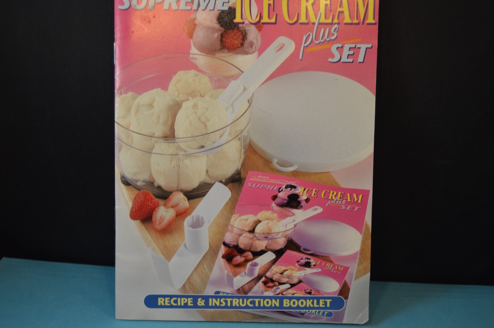 Culinare ROCKET CHEF Supreme Ice Cream “RECIPE & INSTRUCTION BOOKLET” 31 Pages