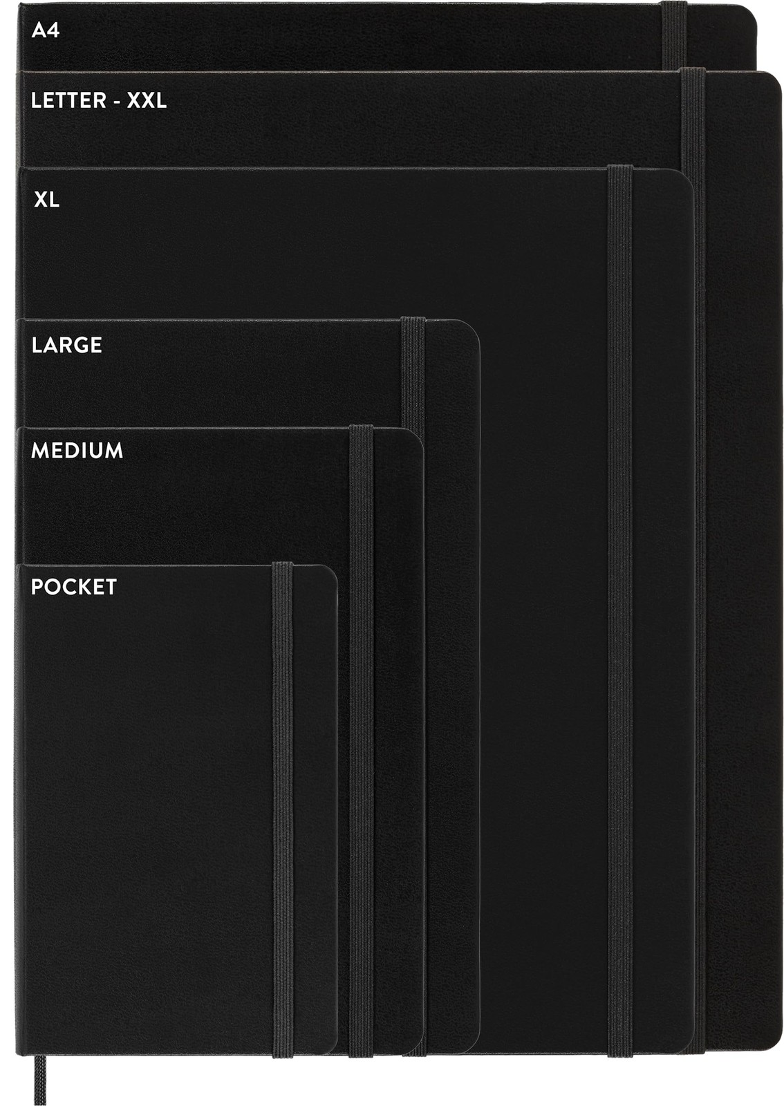Moleskine Cahier Journal, Soft Cover, Large (5″ x 8.25″) XL, Black