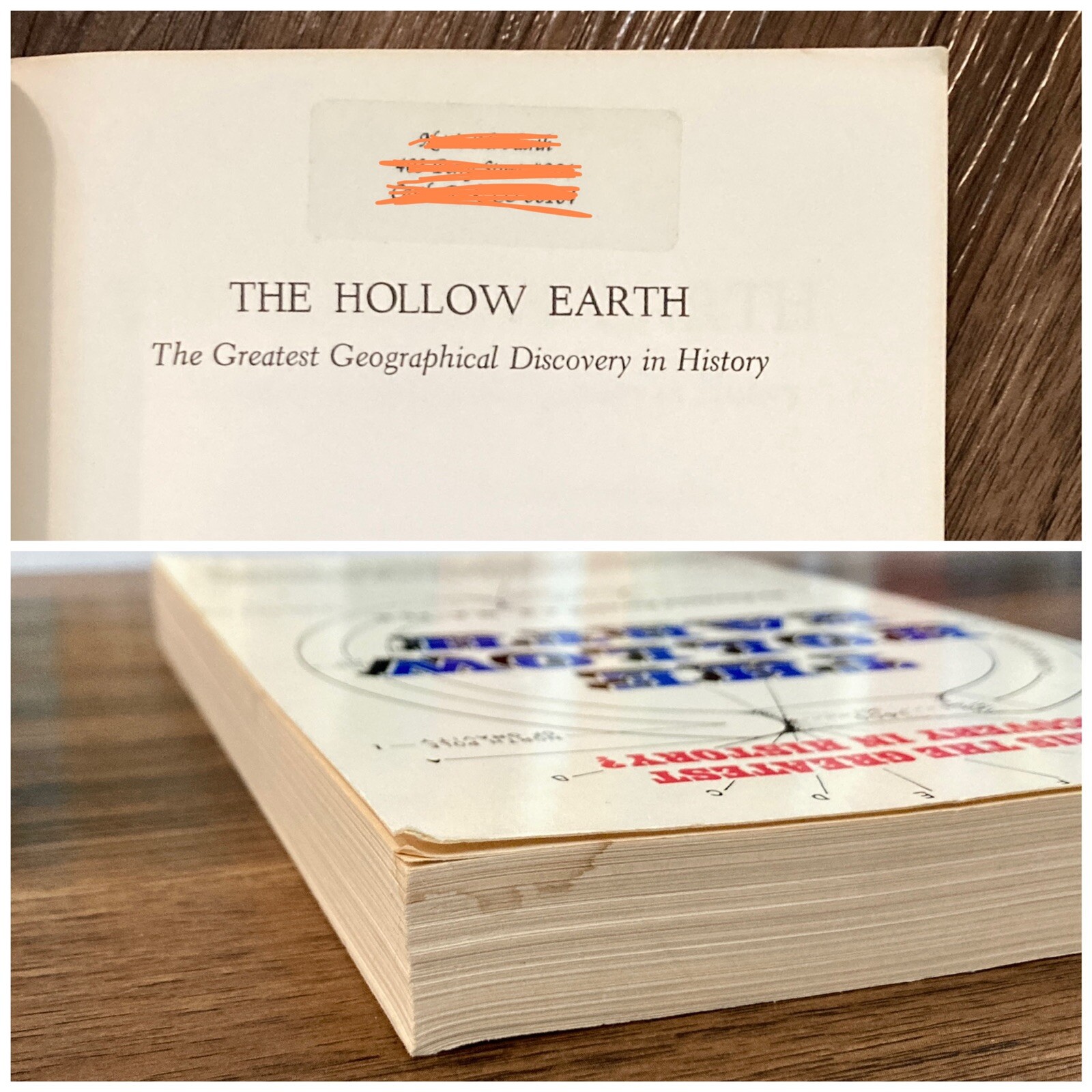 The Hollow Earth – Raymond Bernard (Citadel Press trade paperback)