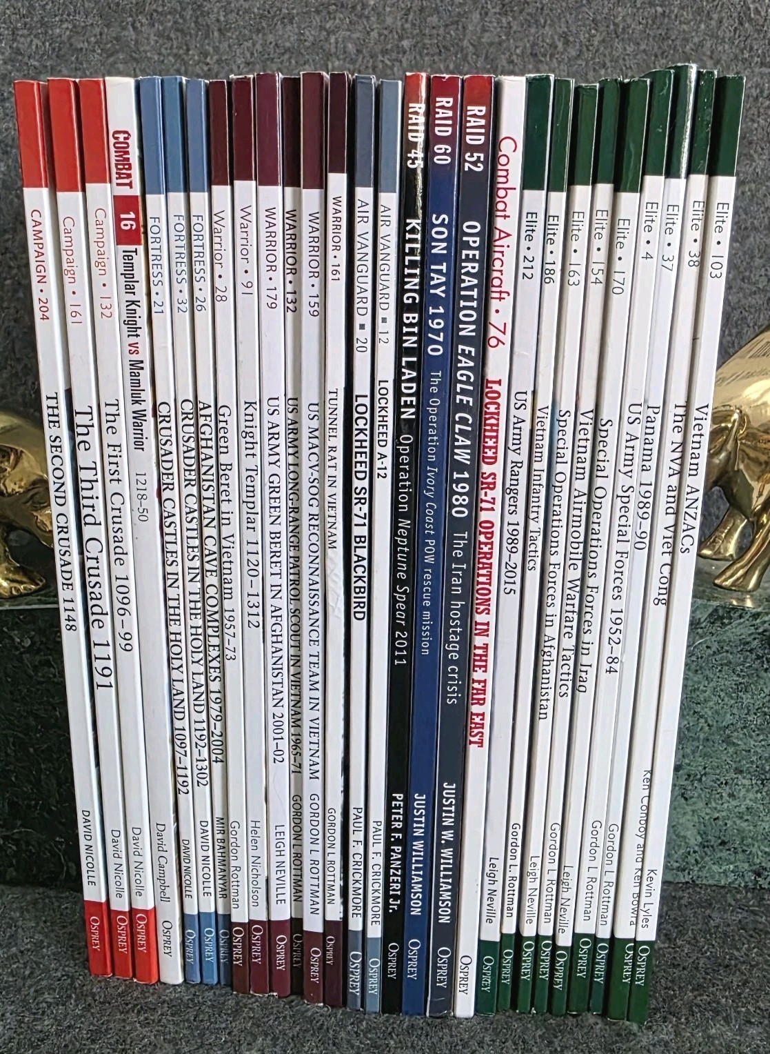 Lot of 28 Osprey Elite Warrior Combat Raid Series Illustrated Military War Books