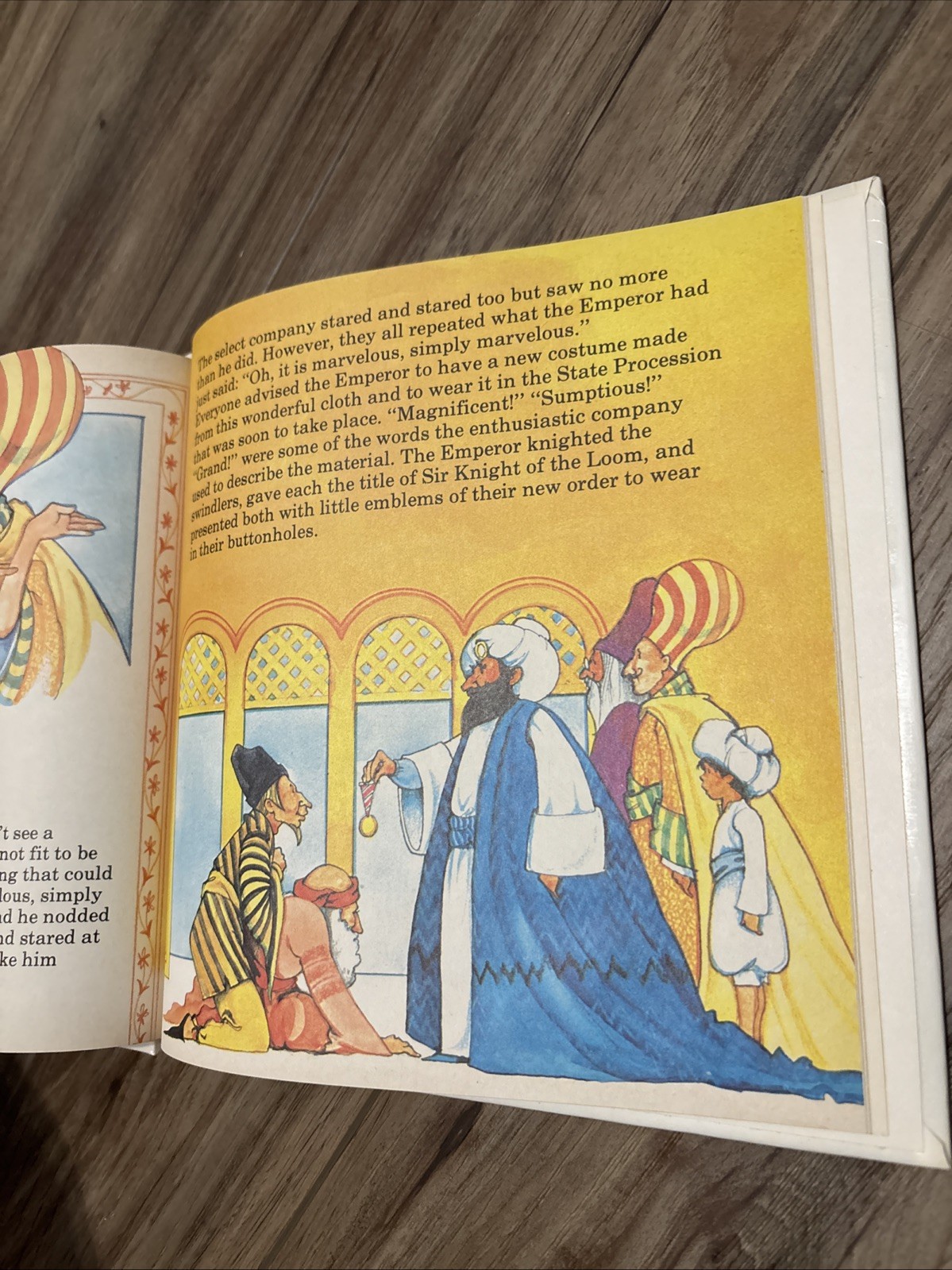 The Emperor’s New Clothes Vintage 1981 HC Book Illustrated By Anthony Rao