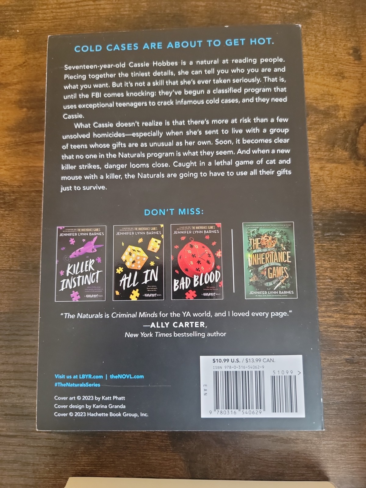 The Naturals Series 4 Books Paperback Set By Jennifer Lynn Barnes YA Mystery