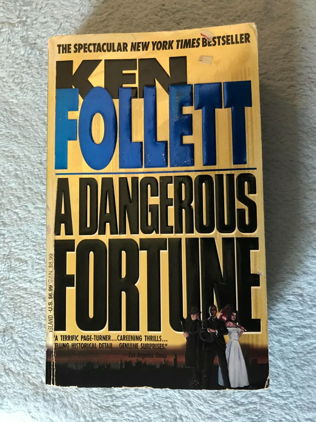 Ken Follet 3 Book Lot – A Place Called Freedom, A Dangerous Fortune & More -USED