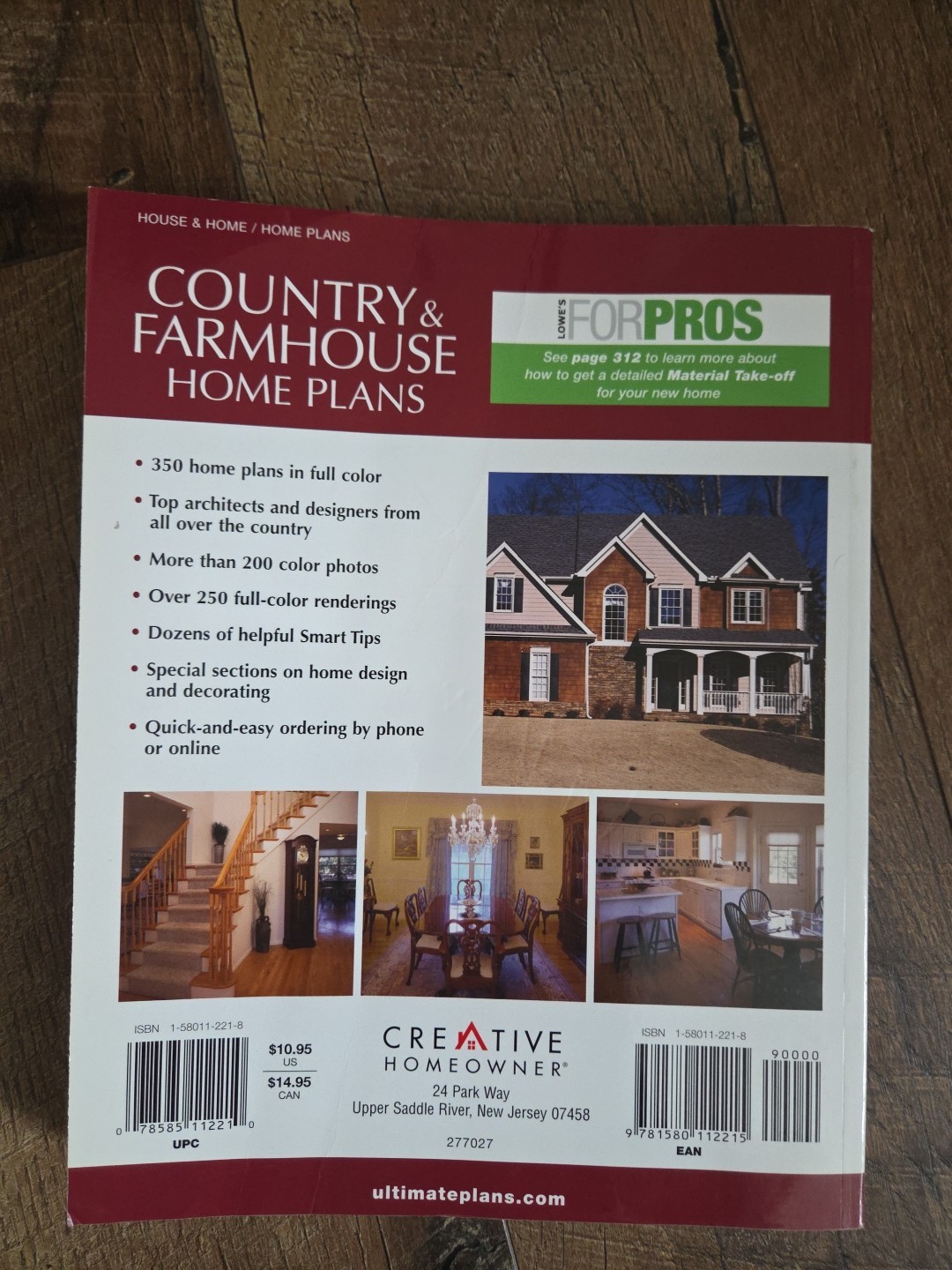 Country & Farmhouse Home Plans (Lowes) – Paperback – GOOD