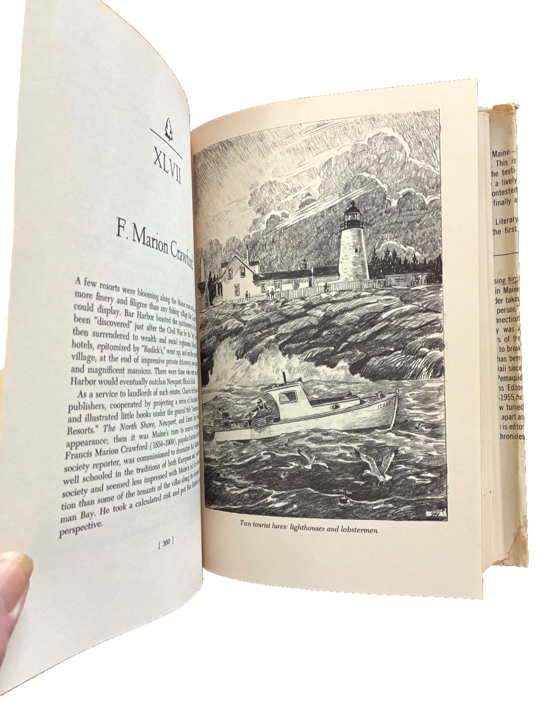Maine A Literary Chronicle W.Storrs Lee Hardcover 1968 Story of Maine