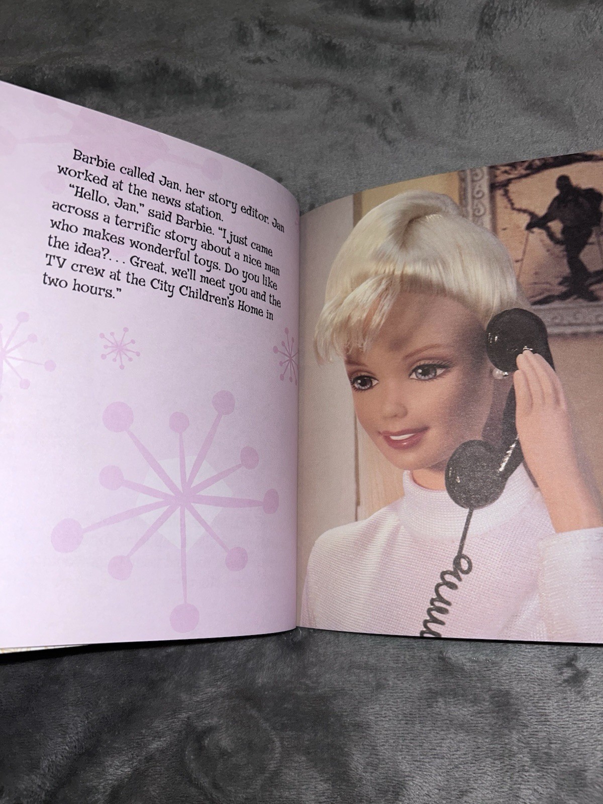 Little Golden Book, Barbie: A Happy Holiday By Diane Muldrow, 2001 Edition