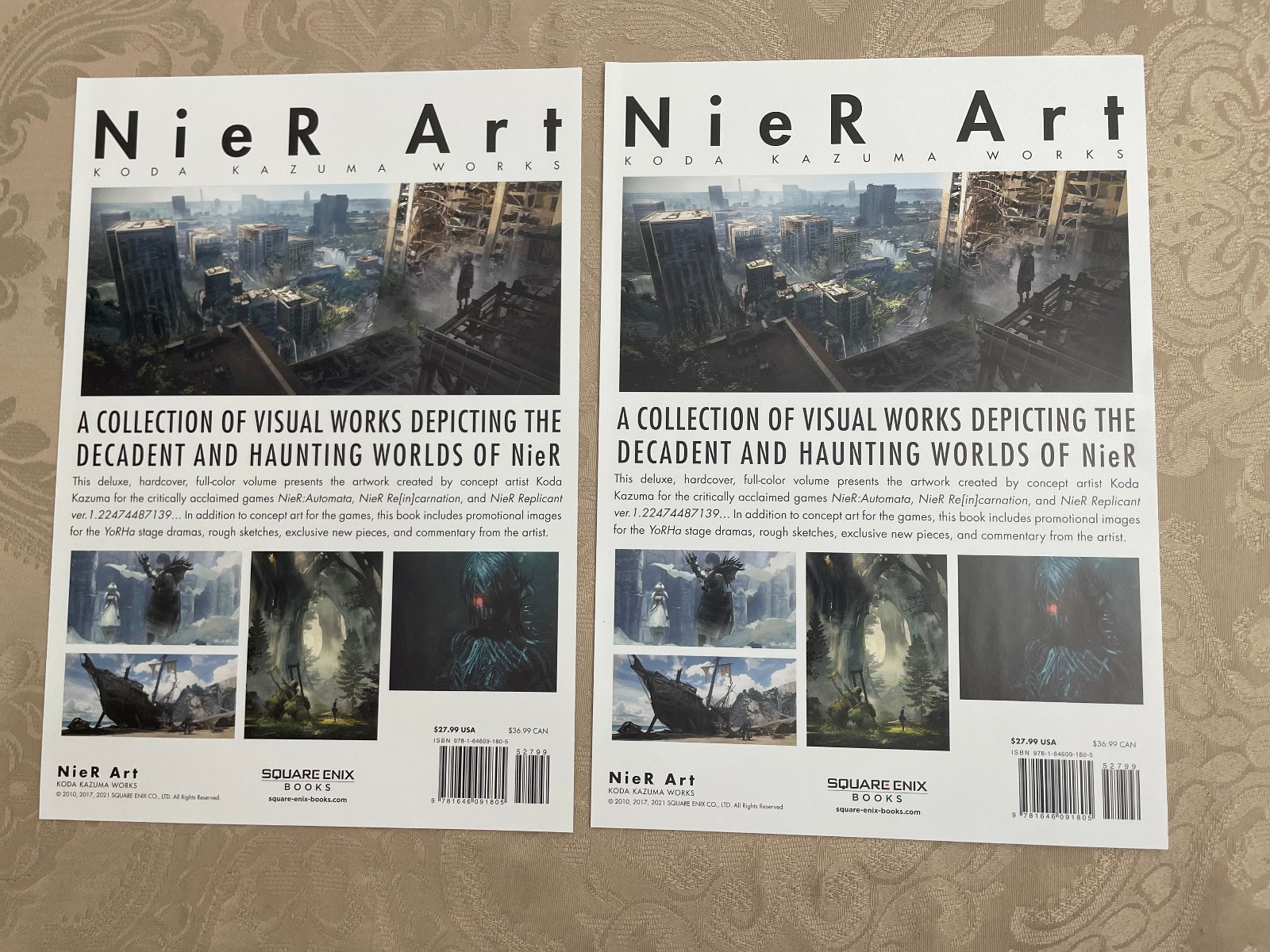 Nier Art: Koda Kozuma Works- NEW art book from Square Enix Books- Hardcover