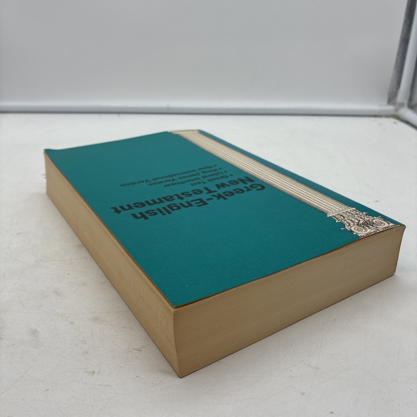 GREEK-ENGLISH NEW TESTAMENT (Greek Text Literal Interlinear KJV NIV) 1976 PB